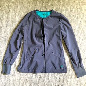 Scrub jacket, gray